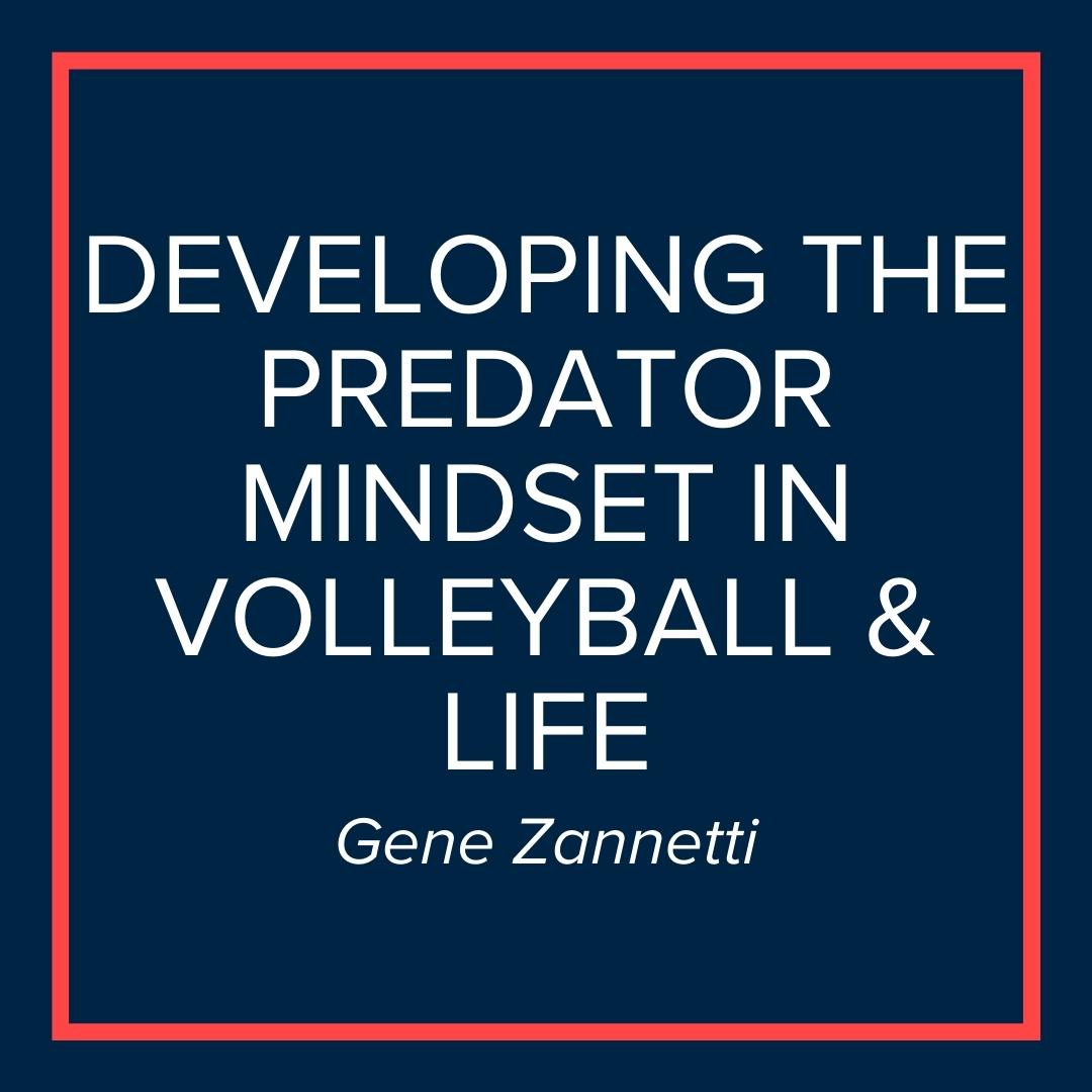 Webinar | Developing the Predator Mindset in Volleyball & Life (Gene Zannetti)